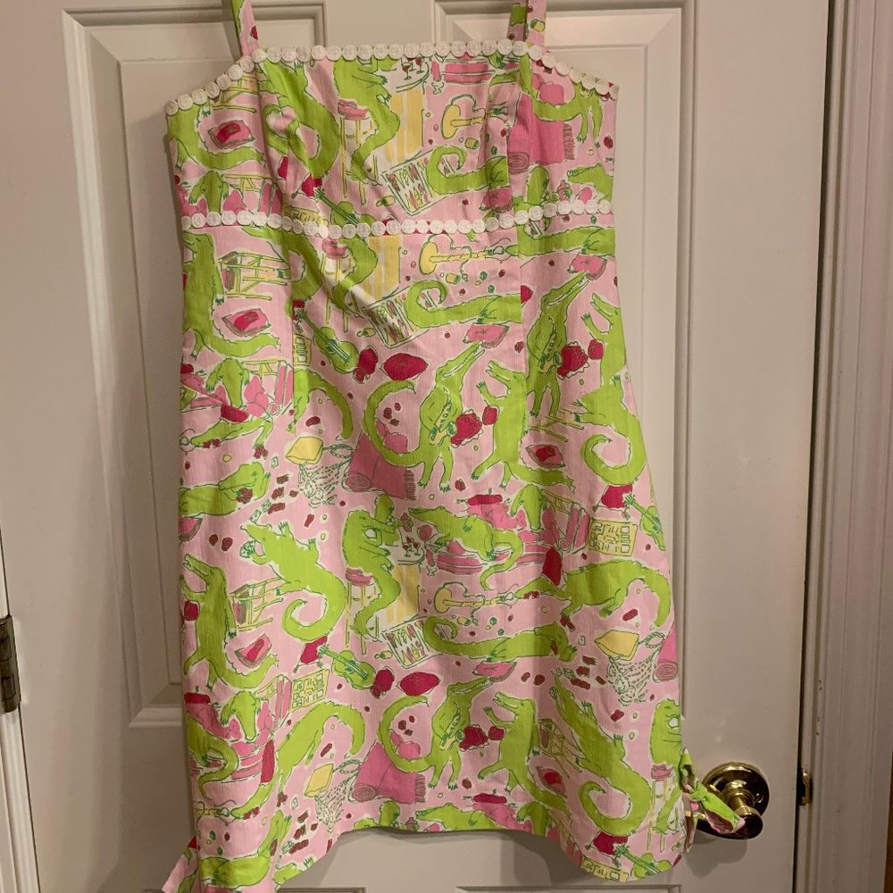 LILLY PULITZER PINK FRISKY BUSINESS SUNDRESS!